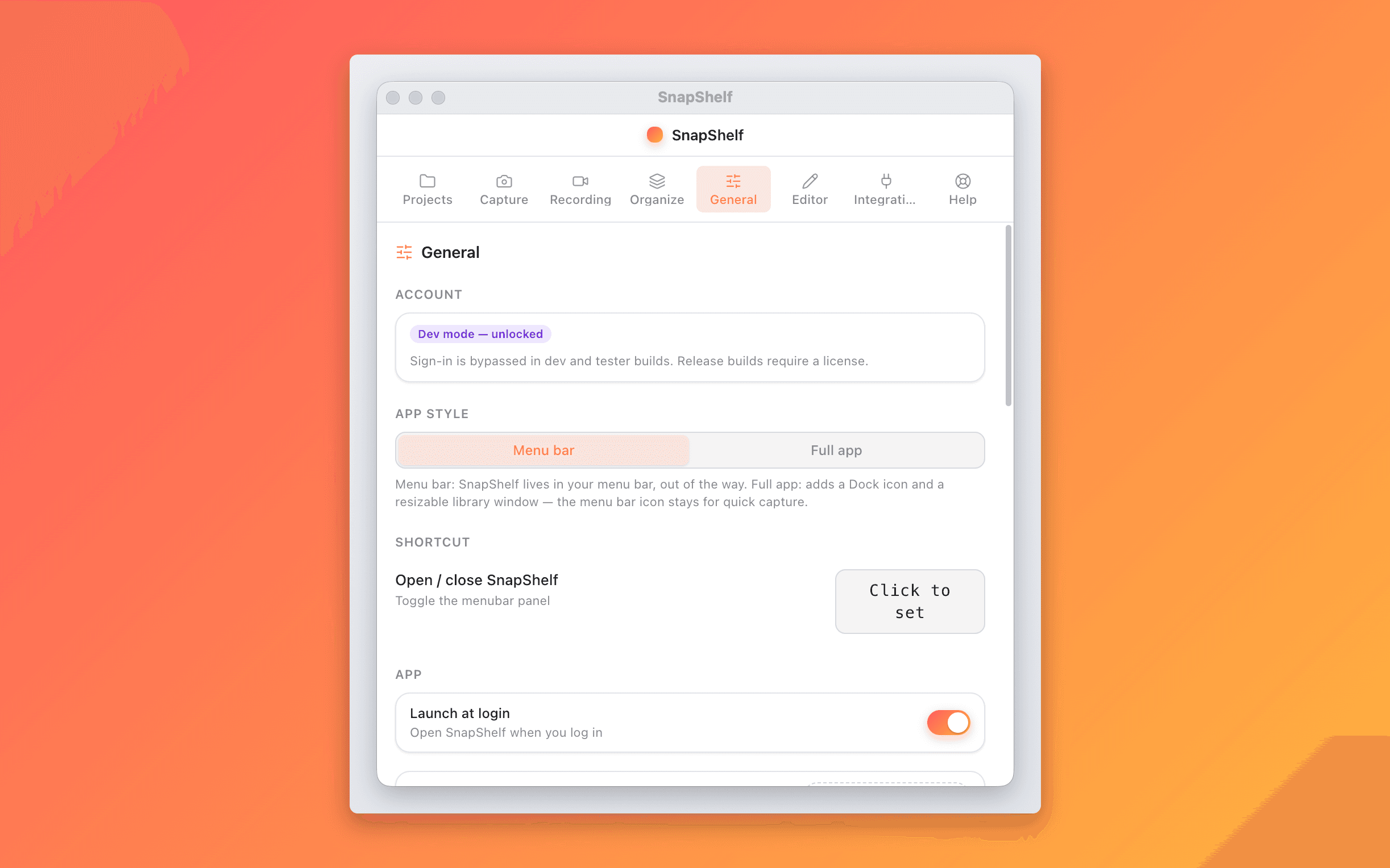 SnapShelf right-click menu showing Send to Claude Code, Codex and Jira